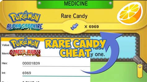 cheat pokemon omega ruby citra rare candy|Pokemon Omega Ruby Action Replay Codes .